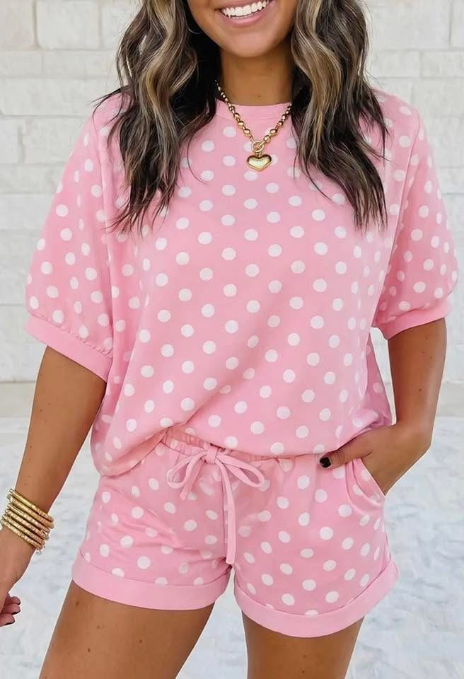 Polka dot set
